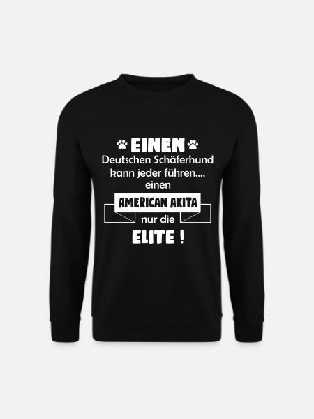 American Akita - American Akita - Unisex Pullover - Schwarz