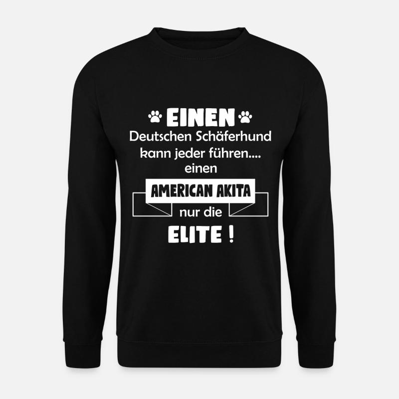 American Akita - American Akita - Unisex Pullover - Schwarz