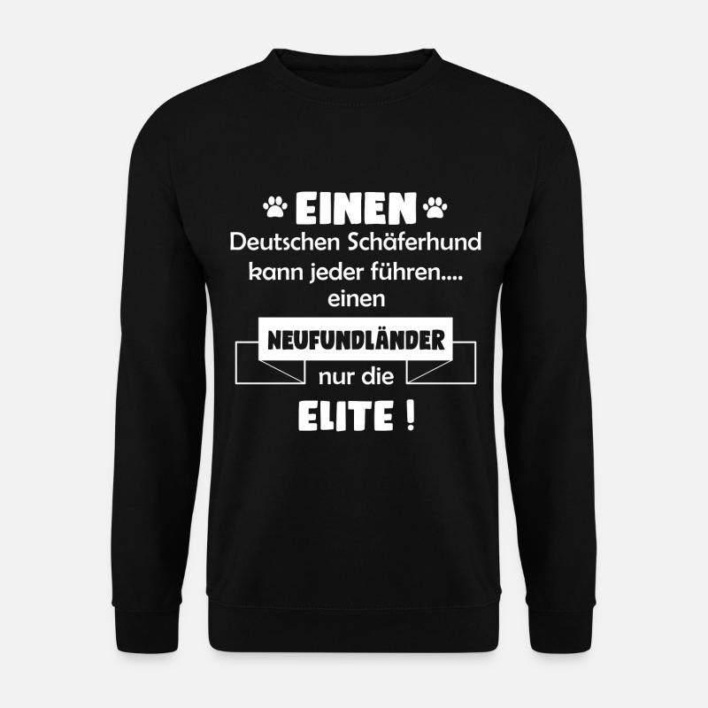 Neufundländer Hund - Neufundländer - Unisex Pullover - Schwarz