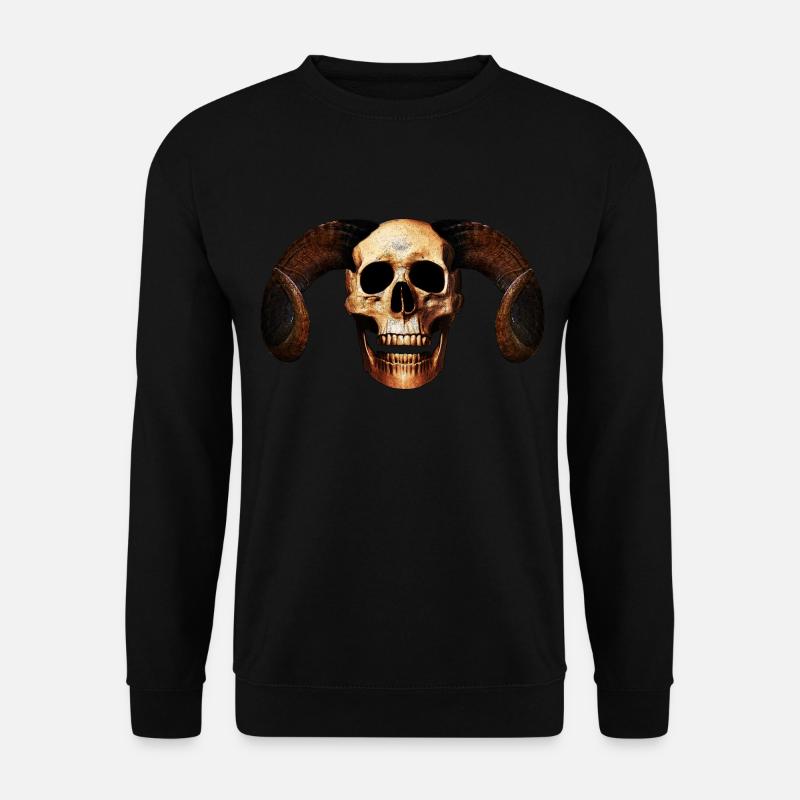 Ram Skull - Unisex Sweatshirt - black