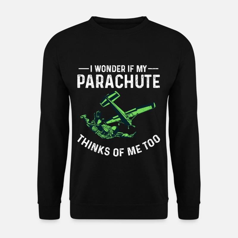 Parachute - Unisex Sweatshirt - black
