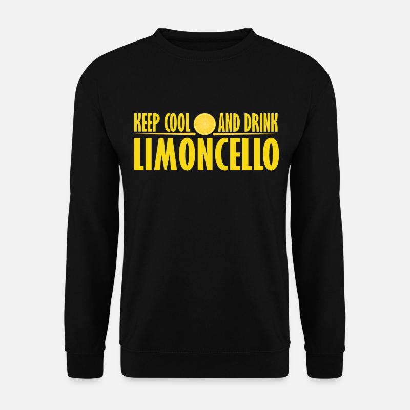 Zitrone, Limoncello, Getränk, Drink, - Unisex Pullover - Schwarz