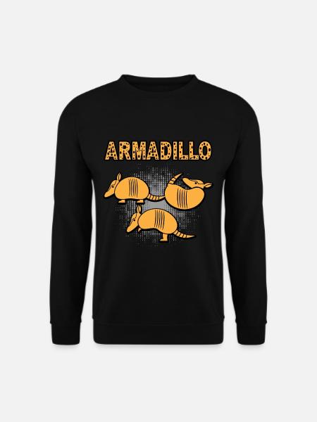 Armadillo Gürteltier - Unisex Pullover - Schwarz