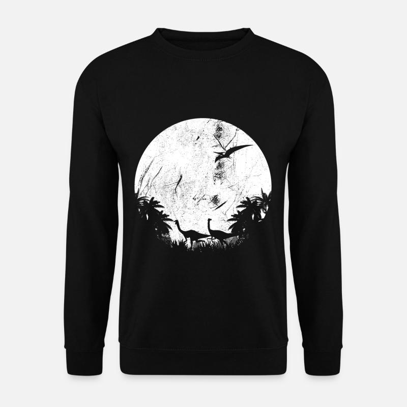 Gallimimus Dino Lizard - Unisex Sweatshirt - black