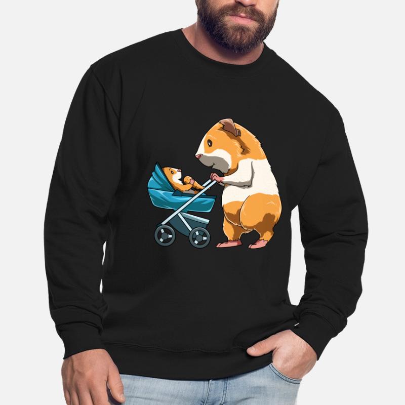 Cochon d’Inde Mama Poussette Cochon d’Inde Sweat-shirt Unisexe