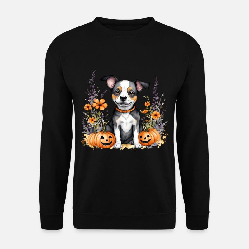 Halloween-Welpe - Unisex Pullover - Schwarz