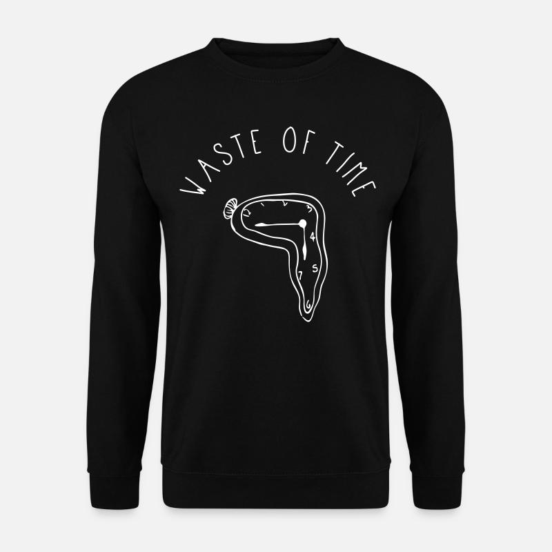 Waste Of Time - Unisex Pullover - Schwarz
