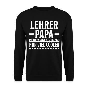 Lehrer Lustige Spruch Unterricht Lehrer Geschenk - Unisex Pullover - Schwarz - Vorne - Alina (178cm) & Michal (187cm)