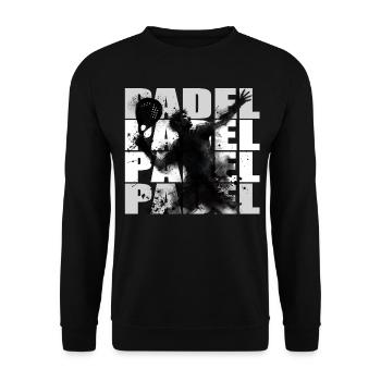 Padel - Unisex Pullover - Schwarz - Vorne - Alina (178cm) & Michal (187cm)
