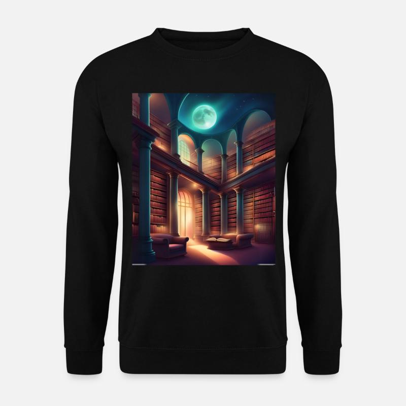 Fantasy library - Unisex Sweatshirt - black
