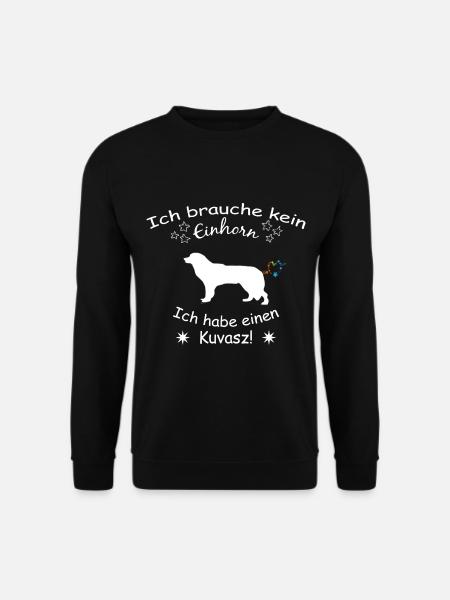 Kuvasz - Kuvasz Hund - Unisex Pullover - Schwarz