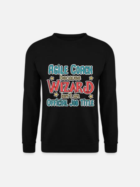 Agile Coach Wizard - Unisex Pullover - Schwarz