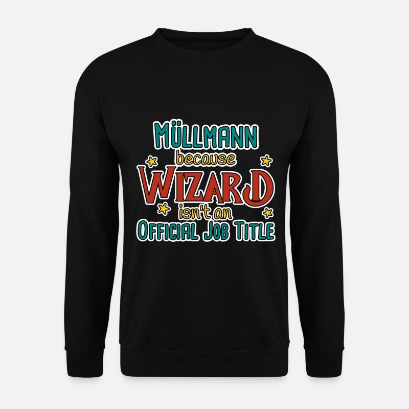 Sorcier de l’éboueur - Sweat-shirt Unisexe - noir