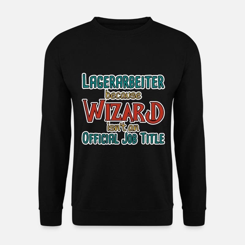 Warehouse Worker Wizard - Unisex Sweatshirt - black