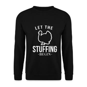 Thanksgiving - Unisex Sweatshirt - black - Front - Alina (178cm) & Michal (187cm)