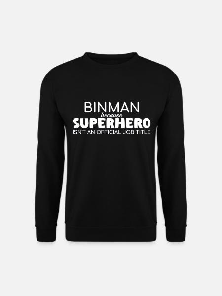 Binman Superhero - Unisex Sweatshirt - black