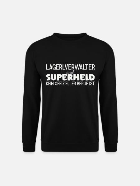 Warehouse Manager Superhero - Unisex Sweatshirt - black