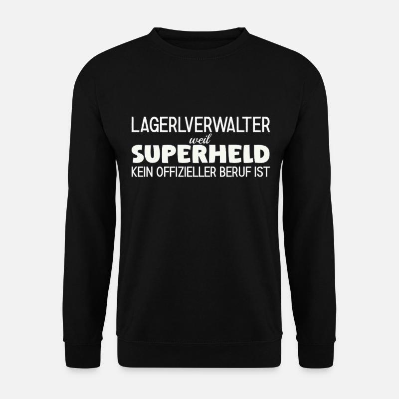 Warehouse Manager Superhero - Unisex Sweatshirt - black