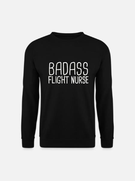 Flight Nurse Badass Luftrettung - Unisex Pullover - Schwarz