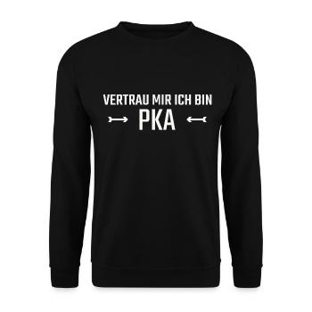 PKA Faites-moi confiance - Sweat-shirt Unisexe - noir - Devant - Alina (178cm) & Michal (187cm)