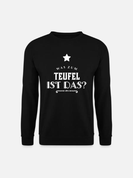 was ist das? - Unisex Pullover - Schwarz