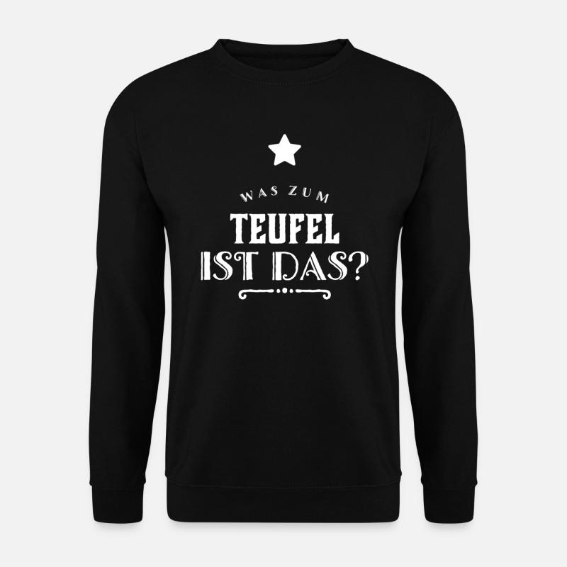 was ist das? - Unisex Pullover - Schwarz