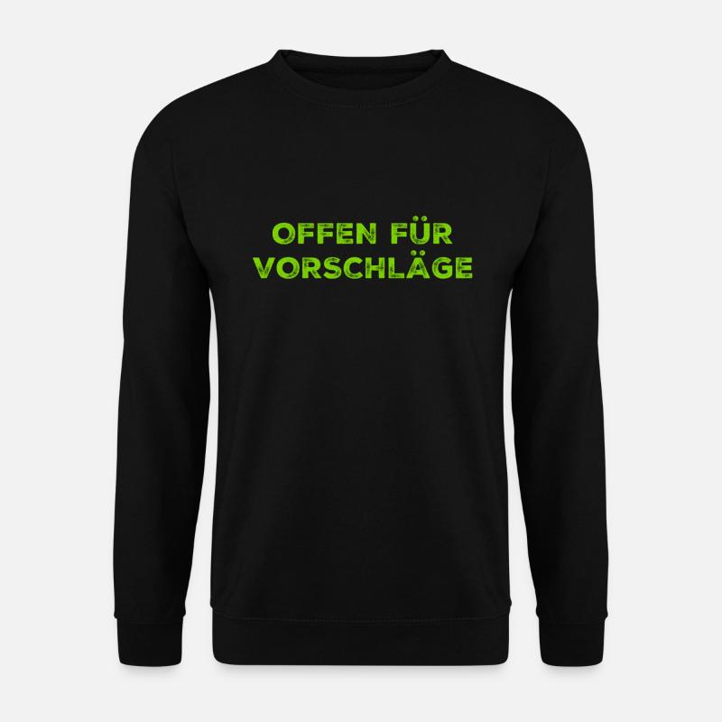Ideen zu mir - Unisex Pullover - Schwarz