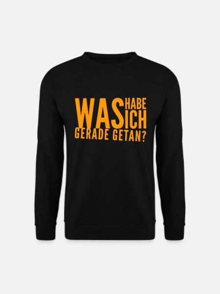ich kann es nicht fassen - Unisex Pullover - Schwarz