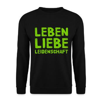 das ist mir wichtig - Unisex Pullover - Schwarz - Vorne - Alina (178cm) & Michal (187cm)