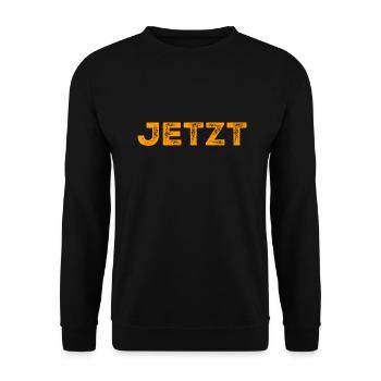jetzt - Unisex Pullover - Schwarz - Vorne - Alina (178cm) & Michal (187cm)