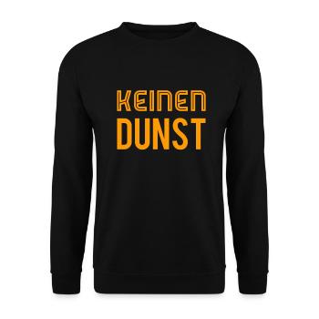 ich bin planlos - Unisex Pullover - Schwarz - Vorne - Alina (178cm) & Michal (187cm)