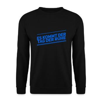 der ewige Schlaf - Unisex Pullover - Schwarz - Vorne - Alina (178cm) & Michal (187cm)