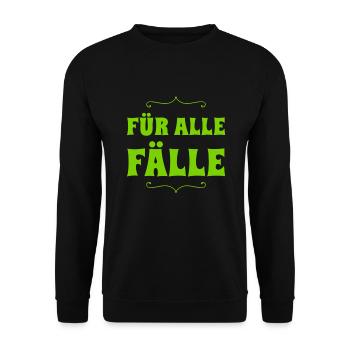 Plan B - Unisex Pullover - Schwarz - Vorne - Alina (178cm) & Michal (187cm)