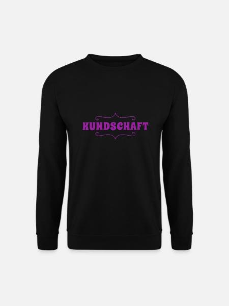 endlich Kundschaft - Unisex Pullover - Schwarz