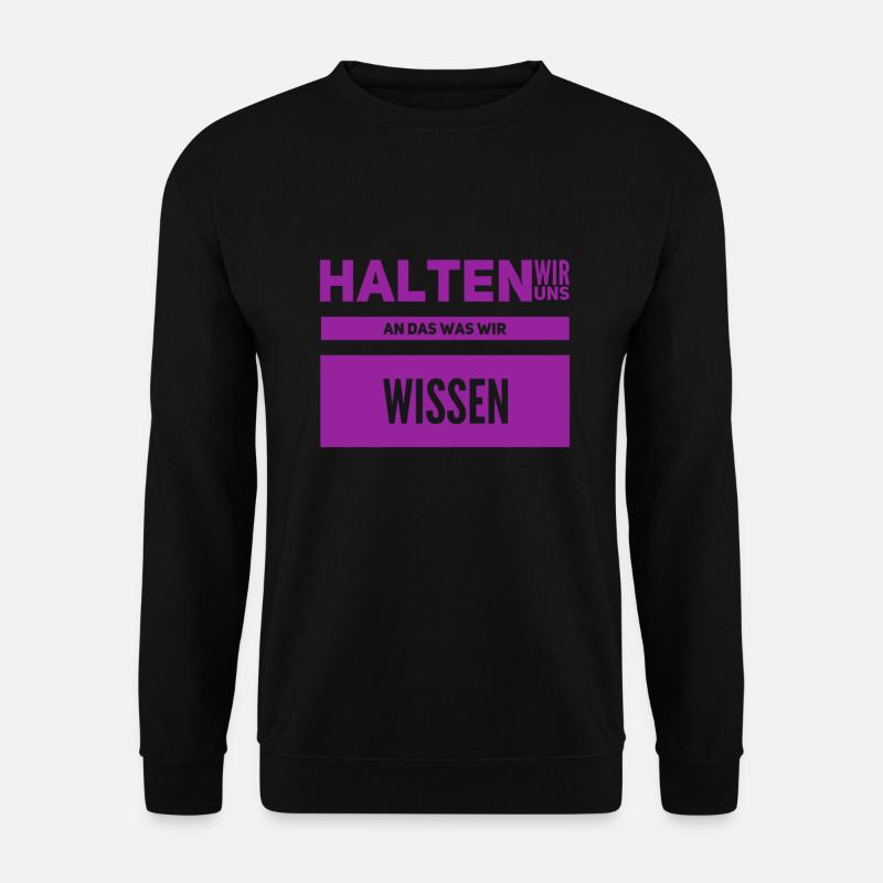 spekulieren wir nicht - Unisex Pullover - Schwarz