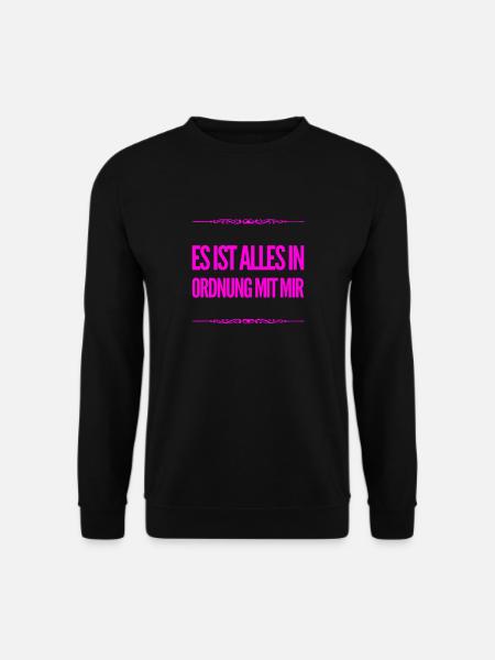 ich fühle mich wunderbar - Unisex Pullover - Schwarz