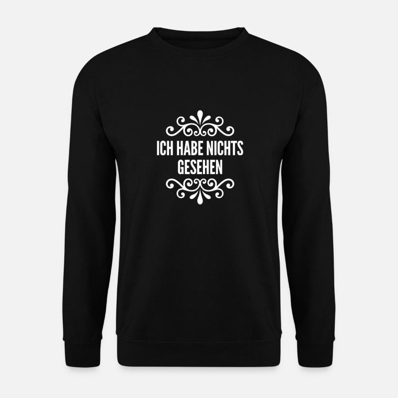 nichts erblickt - Unisex Pullover - Schwarz
