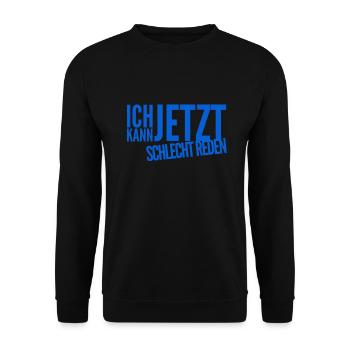 ein anderes mal - Unisex Pullover - Schwarz - Vorne - Alina (178cm) & Michal (187cm)