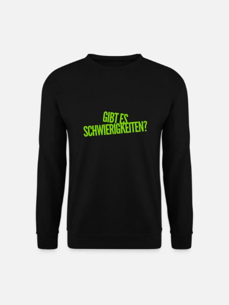 gibt es Stress? - Unisex Pullover - Schwarz