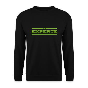 Koryphäe - Unisex Pullover - Schwarz - Vorne - Alina (178cm) & Michal (187cm)