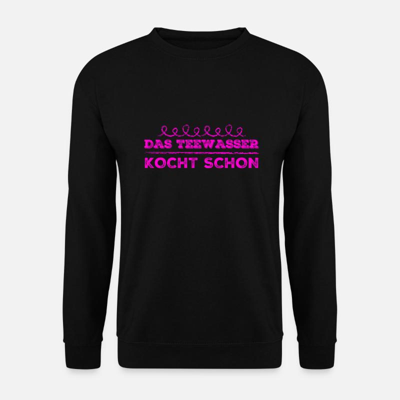 magst du Tee? - Unisex Pullover - Schwarz