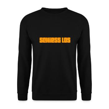 leg los - Unisex Pullover - Schwarz - Vorne - Alina (178cm) & Michal (187cm)