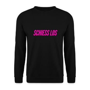 du kannst starten - Unisex Pullover - Schwarz - Vorne - Alina (178cm) & Michal (187cm)