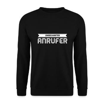 unterdrückte Nummer - Unisex Pullover - Schwarz - Vorne - Alina (178cm) & Michal (187cm)