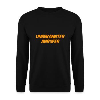 wer das wohl ist? - Unisex Pullover - Schwarz - Vorne - Alina (178cm) & Michal (187cm)