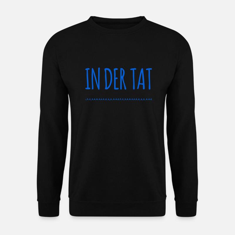 es ist so - Unisex Pullover - Schwarz