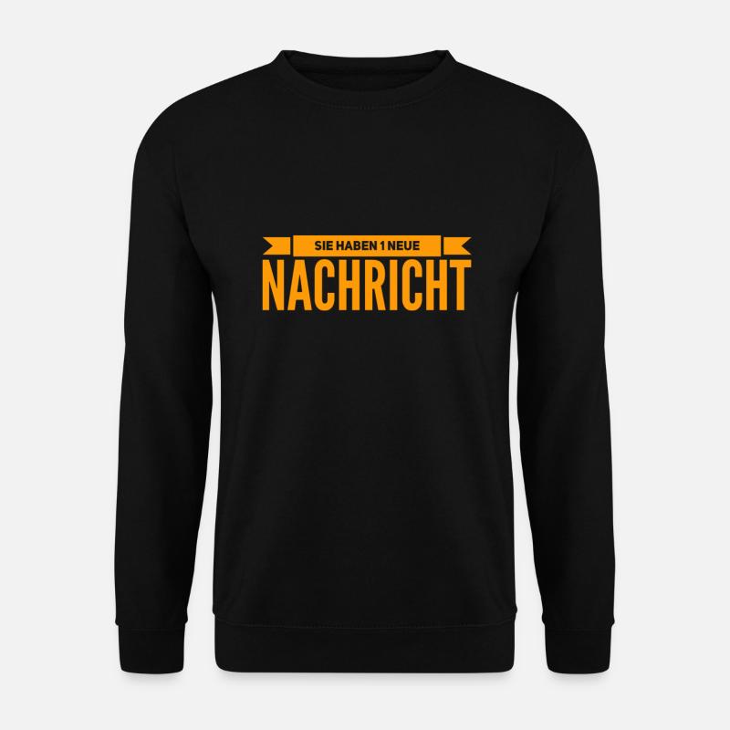 es gibt Post - Unisex Pullover - Schwarz