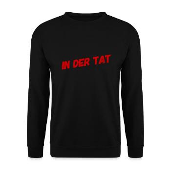 genau - Unisex Pullover - Schwarz - Vorne - Alina (178cm) & Michal (187cm)