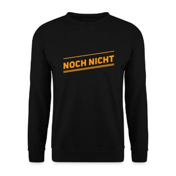 falscher Zeitpunkt - Unisex Pullover - Schwarz - Vorne - Alina (178cm) & Michal (187cm)