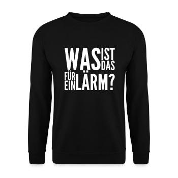 was sind das für Geräusche? - Unisex Pullover - Schwarz - Vorne - Alina (178cm) & Michal (187cm)